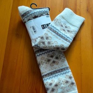 HUE Fair Isle Knee Socks